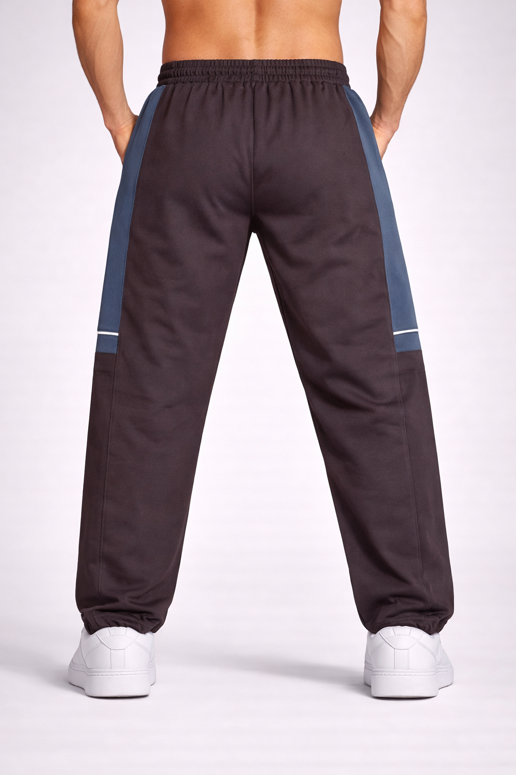 Men’s Brown & Steel Blue JORDANAIR23 Printed Track Pants