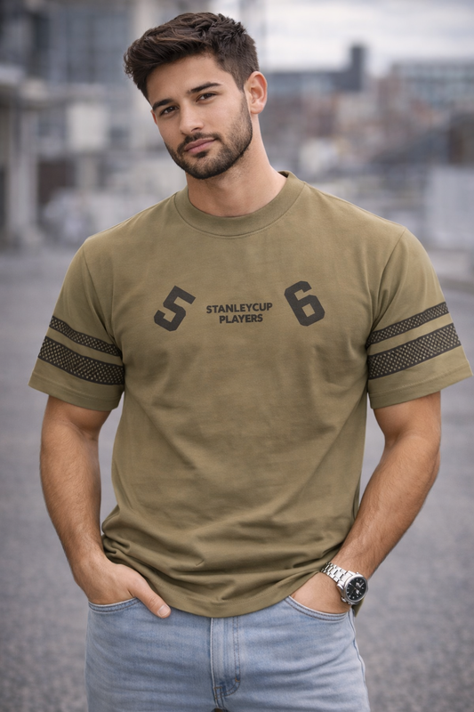 Men’s Olive Green XLVII Champion 56 Printed T-Shirt
